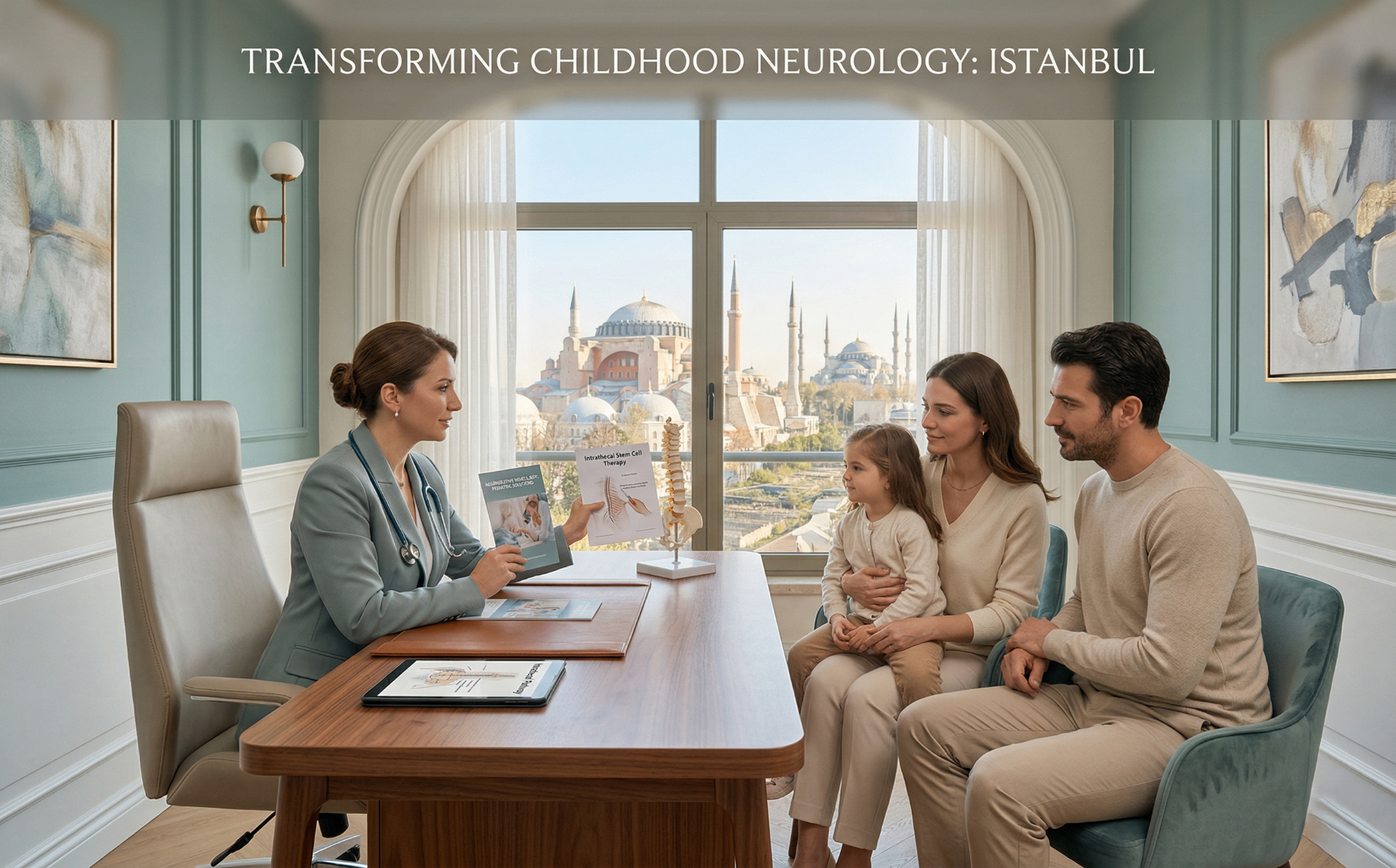 Premium neurological autism care consultation for intrathecal stem cell administration